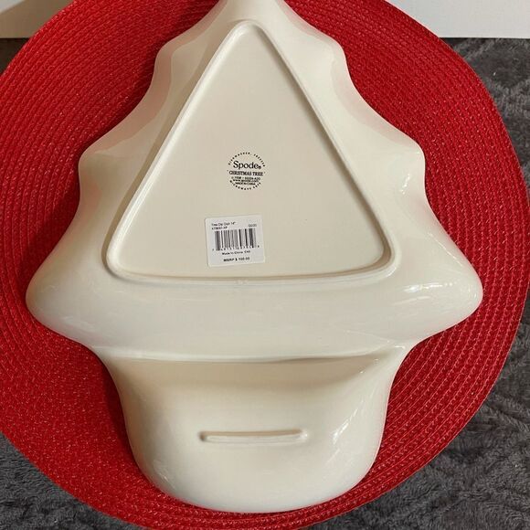 Spode Christmas Tree - Tree Dip Dish S3324-A20 NWT - Picture 7 of 9
